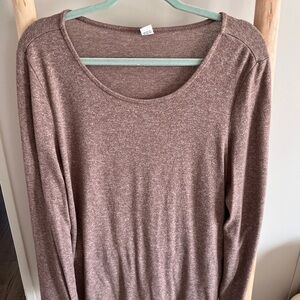 Old Navy Women's Brown Long Sleeve Top